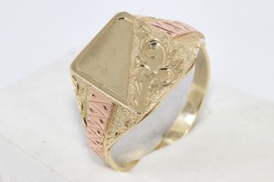 Pánský prsten celozlatý