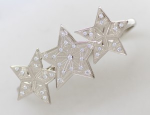 Prsten hvězdy na dva prsty