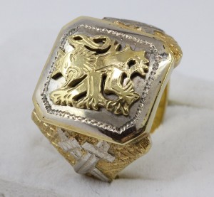 Pečetní prsten lev