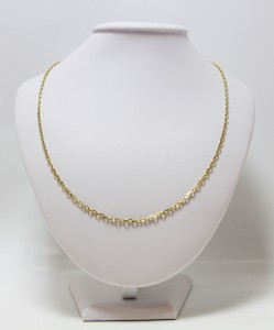 Zlatý řetízek pilovaný