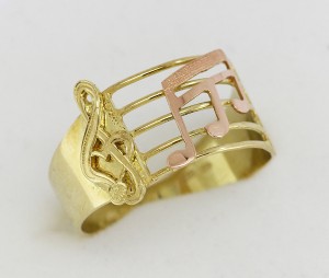 Zlatý prsten notová soustava