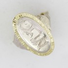 Dámský masivní prsten s monogramem