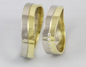 Snubní prsteny prohnuté