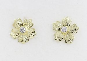 Náušnice květinka