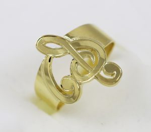 Prsten houslový klíč