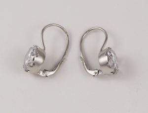 Náušnice v bílém zlatě