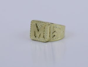 Pánský prsten monogram